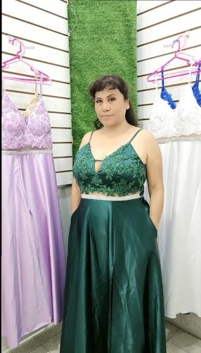 Vestido Efecto S Dos Piezas - Miniatura 2