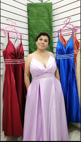 Vestido Largo Tres Brillos