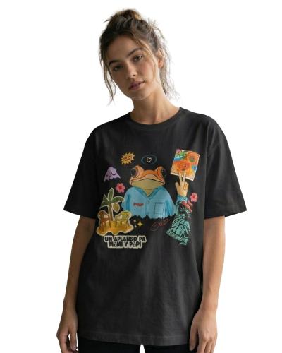 Remera " un Aplauso para Mami y Papi" Bad Bunny