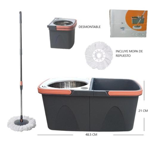 Mopa Centrifugadora con Doble Balde - Miniatura 4