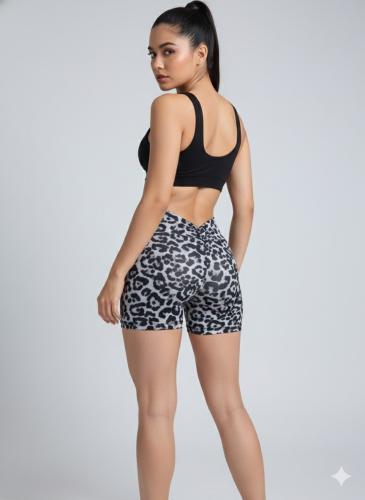 Short Push Up Animal Print Corte V