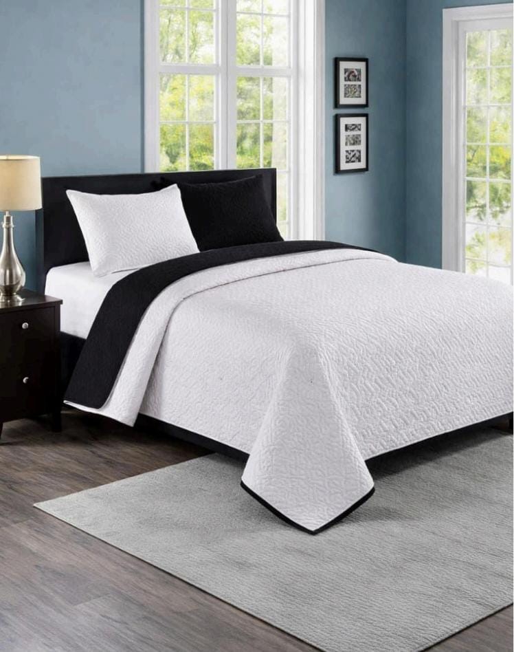 Cubrecamas Lisos Reversibles con Fundas de Almohadas
matelaseados - Imagen 2
