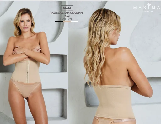 Faja Reductora Abdominal con Broches de 3 Posiciones
