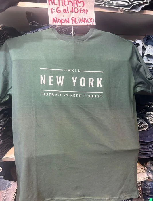 Remeras Talles Especiales Algodón Peinado