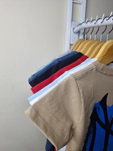 Remeras Doble Estampada Algodon
