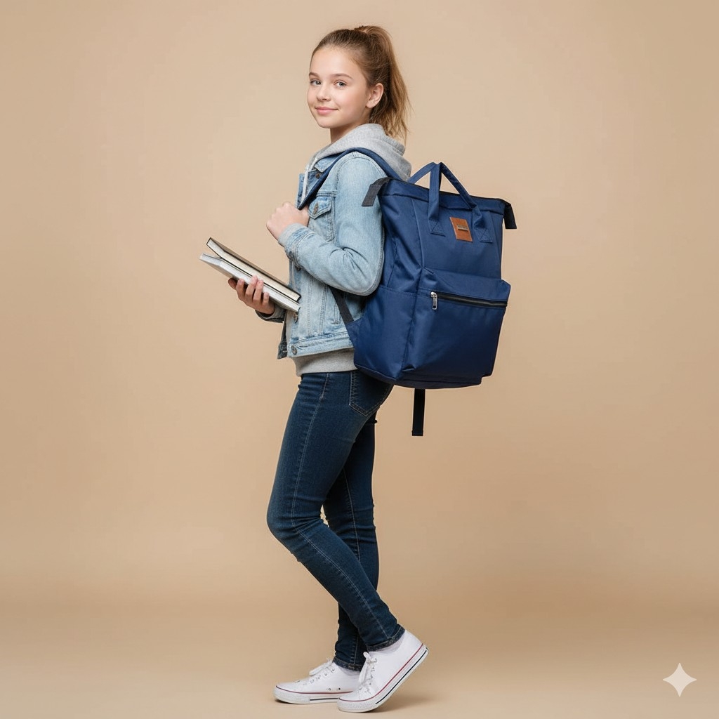 Mochila Boca de Pez Cordura Forradas 26×39 Profund 17cm Aprox - Imagen 1