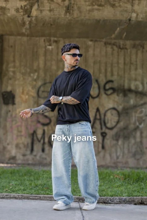 Jeans Baggy de Hombre( Rigido)
