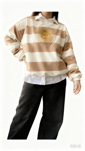 Buzo de Argentina Frizado Sol Estampado - Miniatura 3