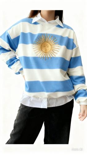 Buzo de Argentina Frizado Sol Estampado - Miniatura 5