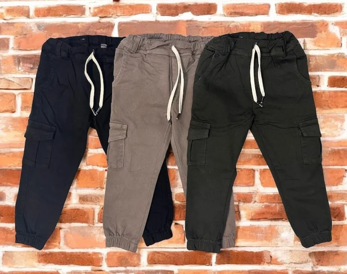 Jogger Cargo Niño Gabardina Premium