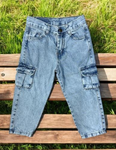 Pantalon Mom Cargo Niño Calze Grande
