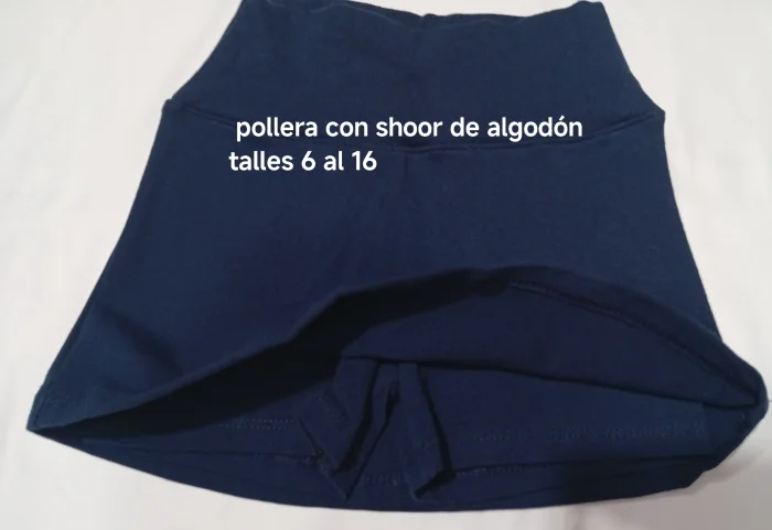 Pollera / Shorts  Escolar