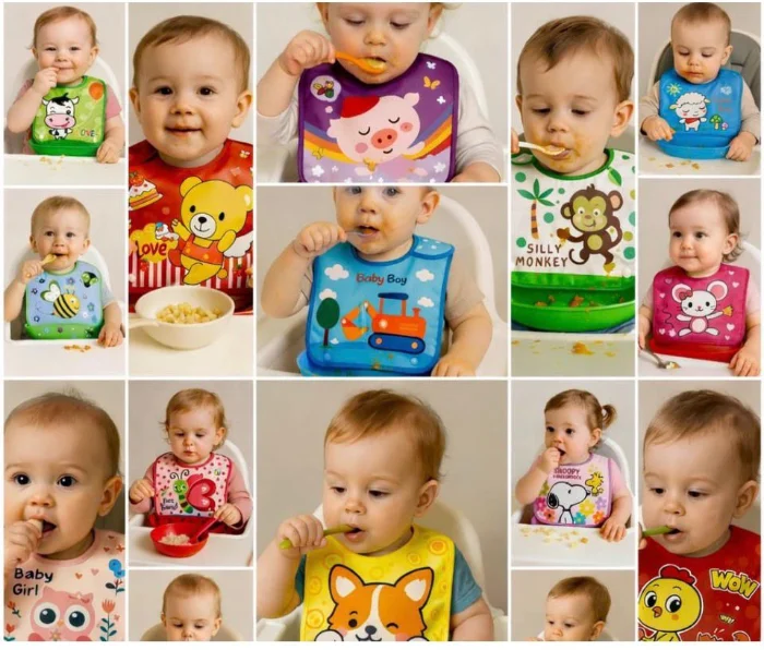 Babero con Bandeja Desmontable
