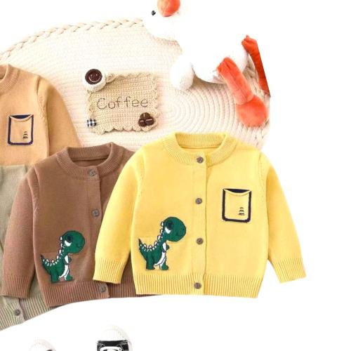 Cardigan de Bebe Dino X Media Docena Surtida - Miniatura 3
