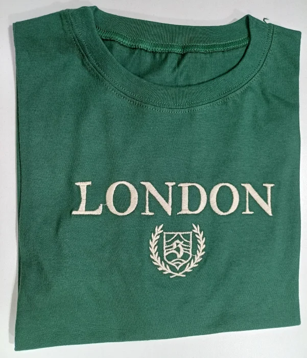 Remeras Oversize Lisas Se Algodon Premium Bordadas.