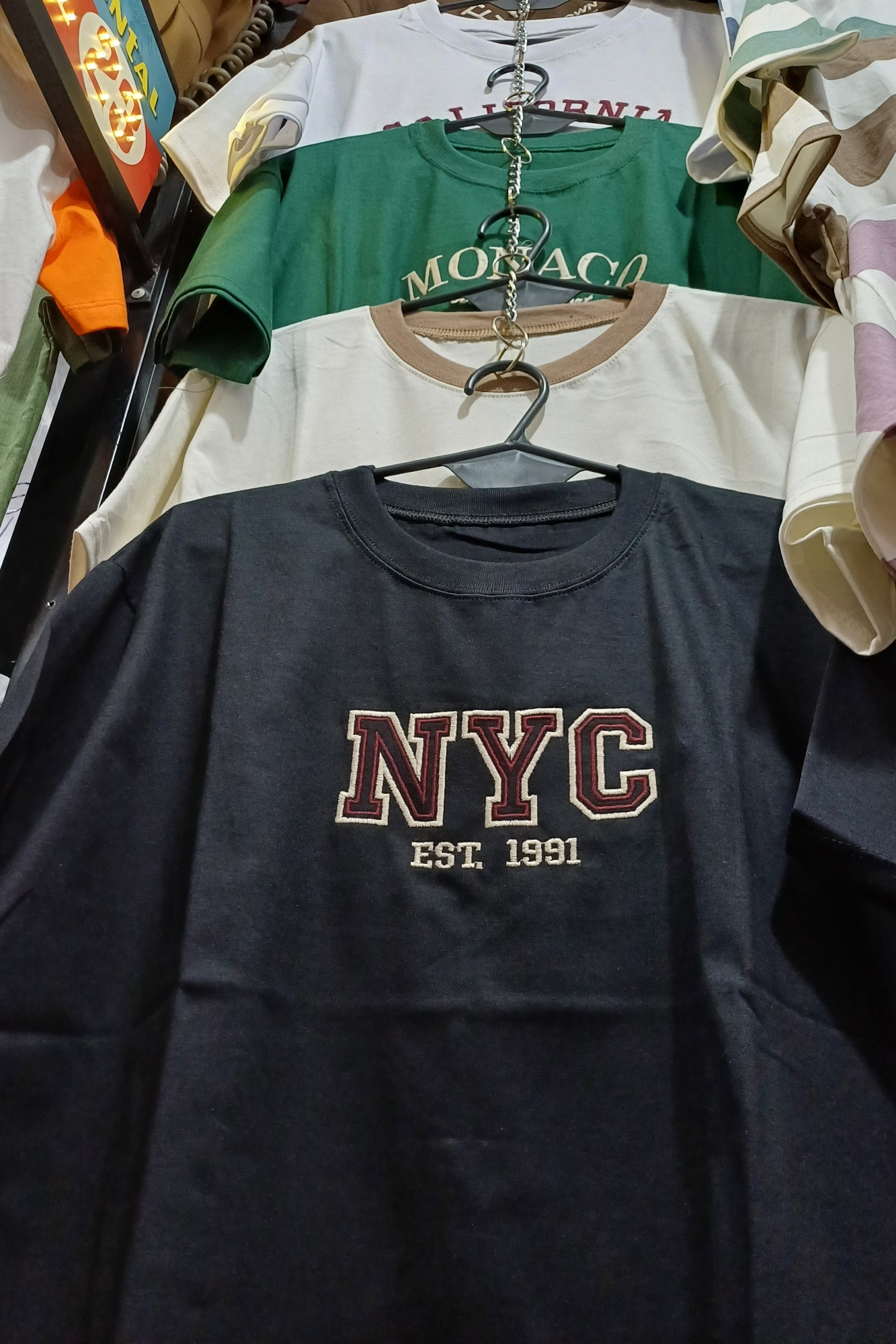 Remeras Oversize Lisas Se Algodon Premium Bordadas. - Imagen 2