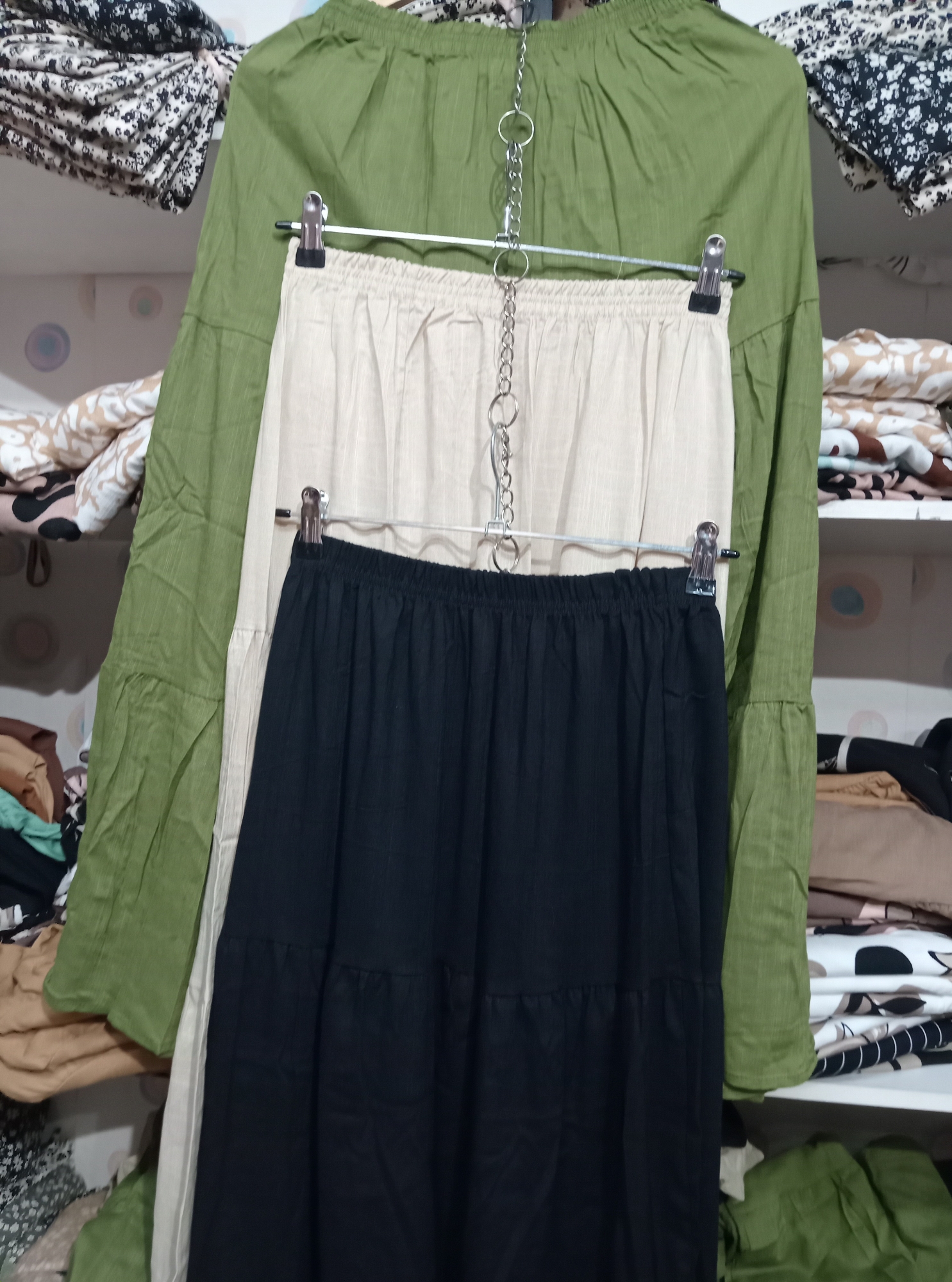 Pollera Lino Larga - Imagen 2
