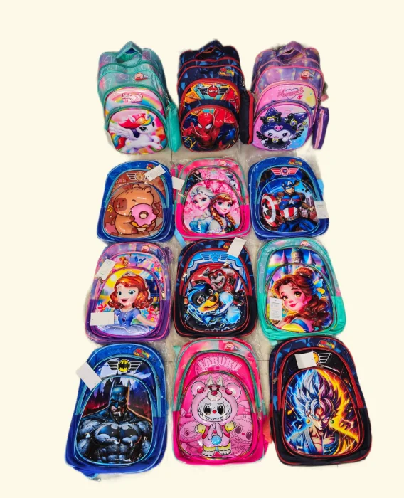 Mochilas de Primaria con Luces y Cartuchera
