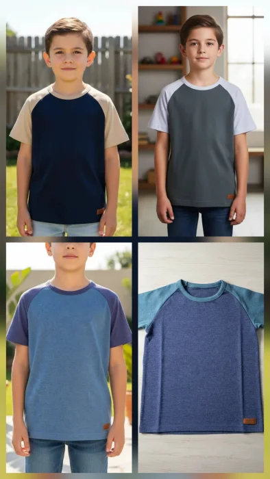 Remera Manga Corta de Niños.