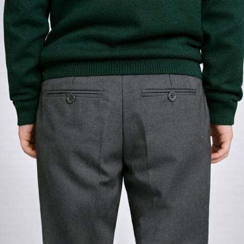 Pantalones de Tela  Casamir   .azul.. Negro  Gris  Claro y Oscuro - Miniatura 2
