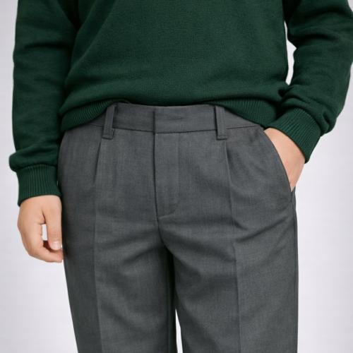 Pantalones de Tela  Casamir   .azul.. Negro  Gris  Claro y Oscuro - Miniatura 3