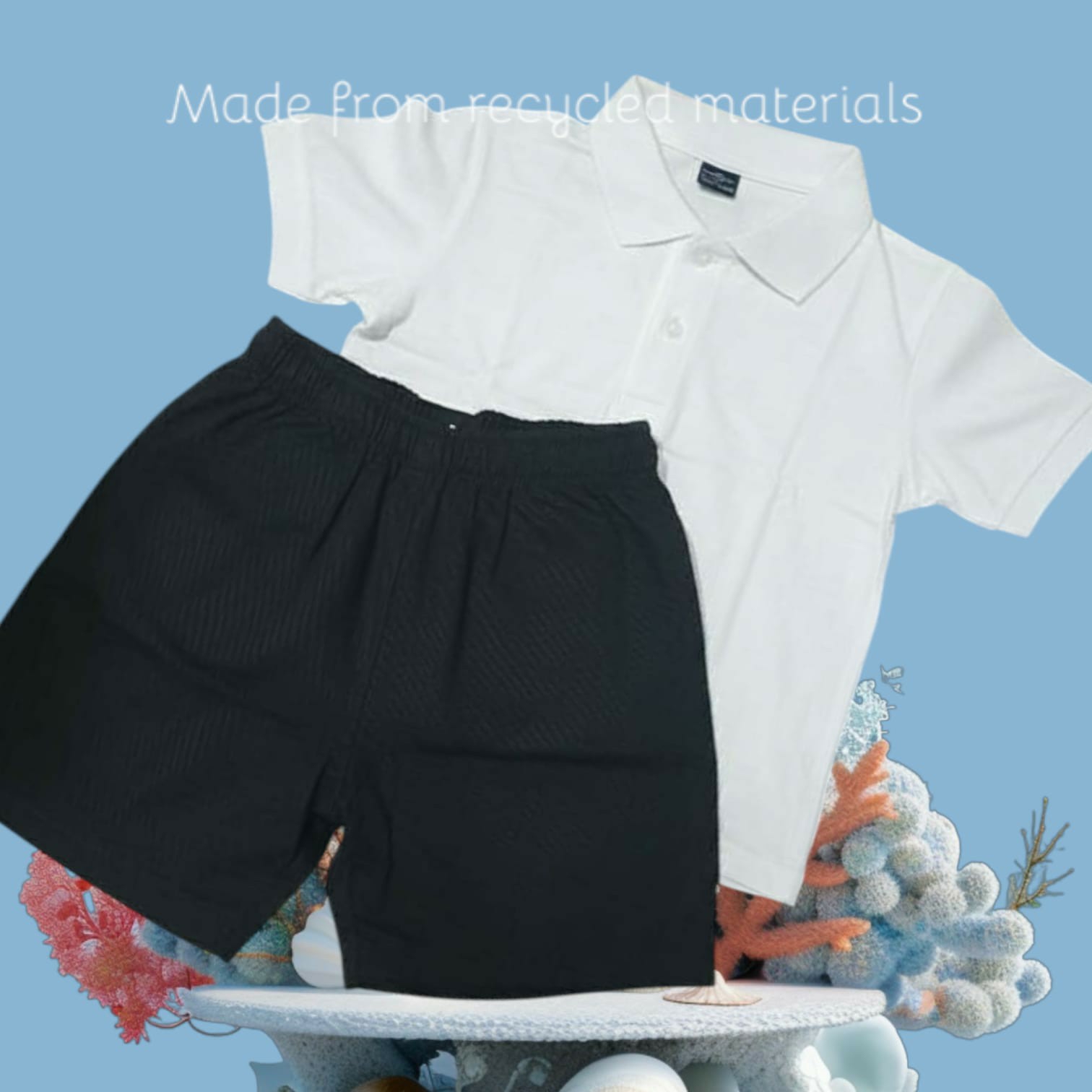 Short  Gabardina Grafa  de Niños Unisex - Imagen 3