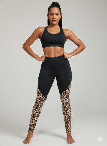Calza Animal Print Combinada