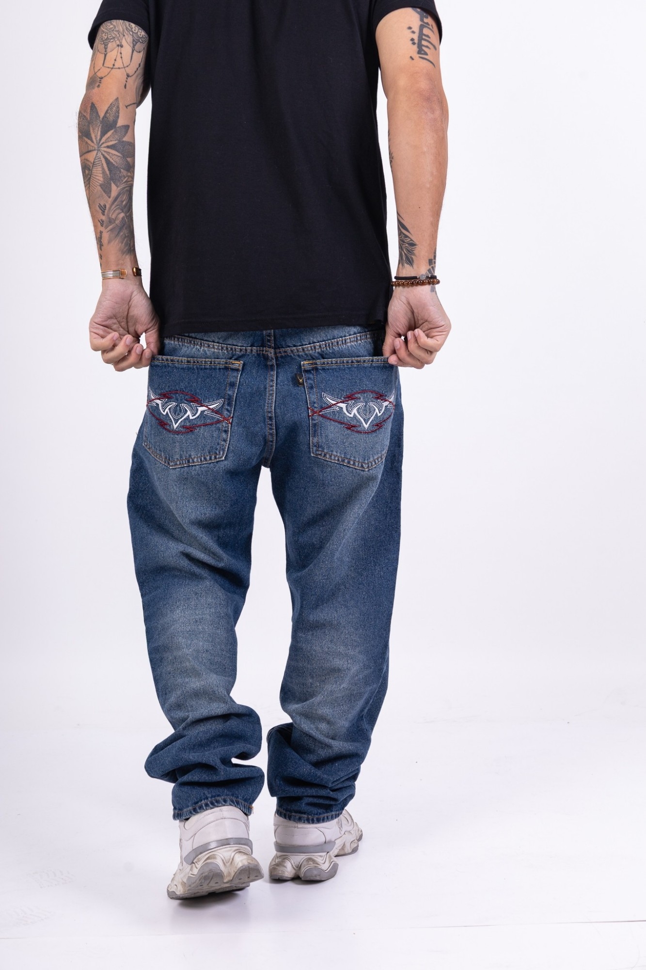 Jeans Slim Fit Clasic de Hombre Art Fsce Red - Imagen 4