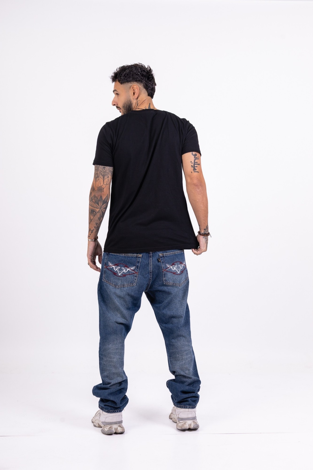 Jeans Slim Fit Clasic de Hombre Art Fsce Red - Imagen 6