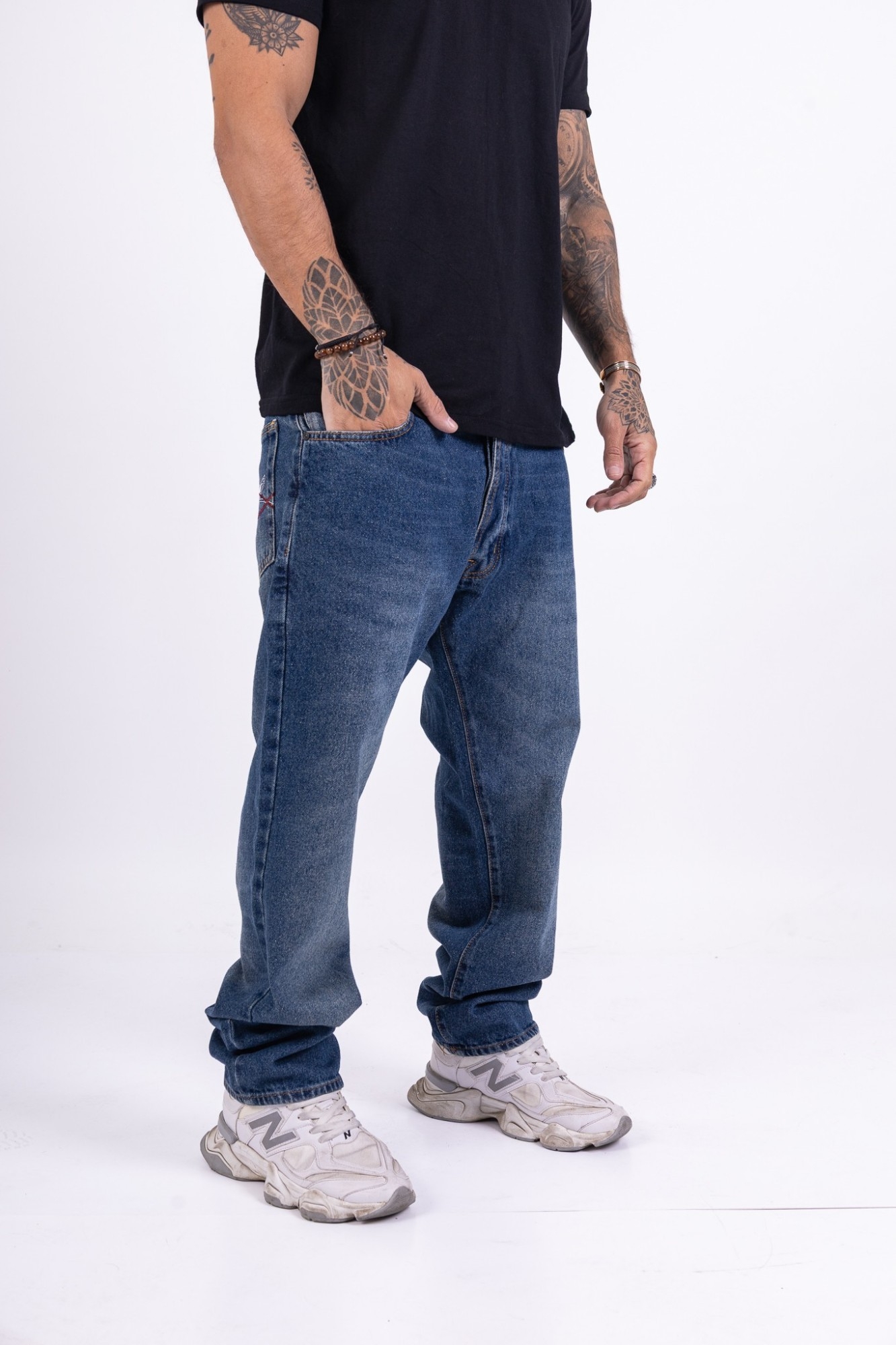 Jeans Slim Fit Clasic de Hombre Art Fsce Red - Imagen 7