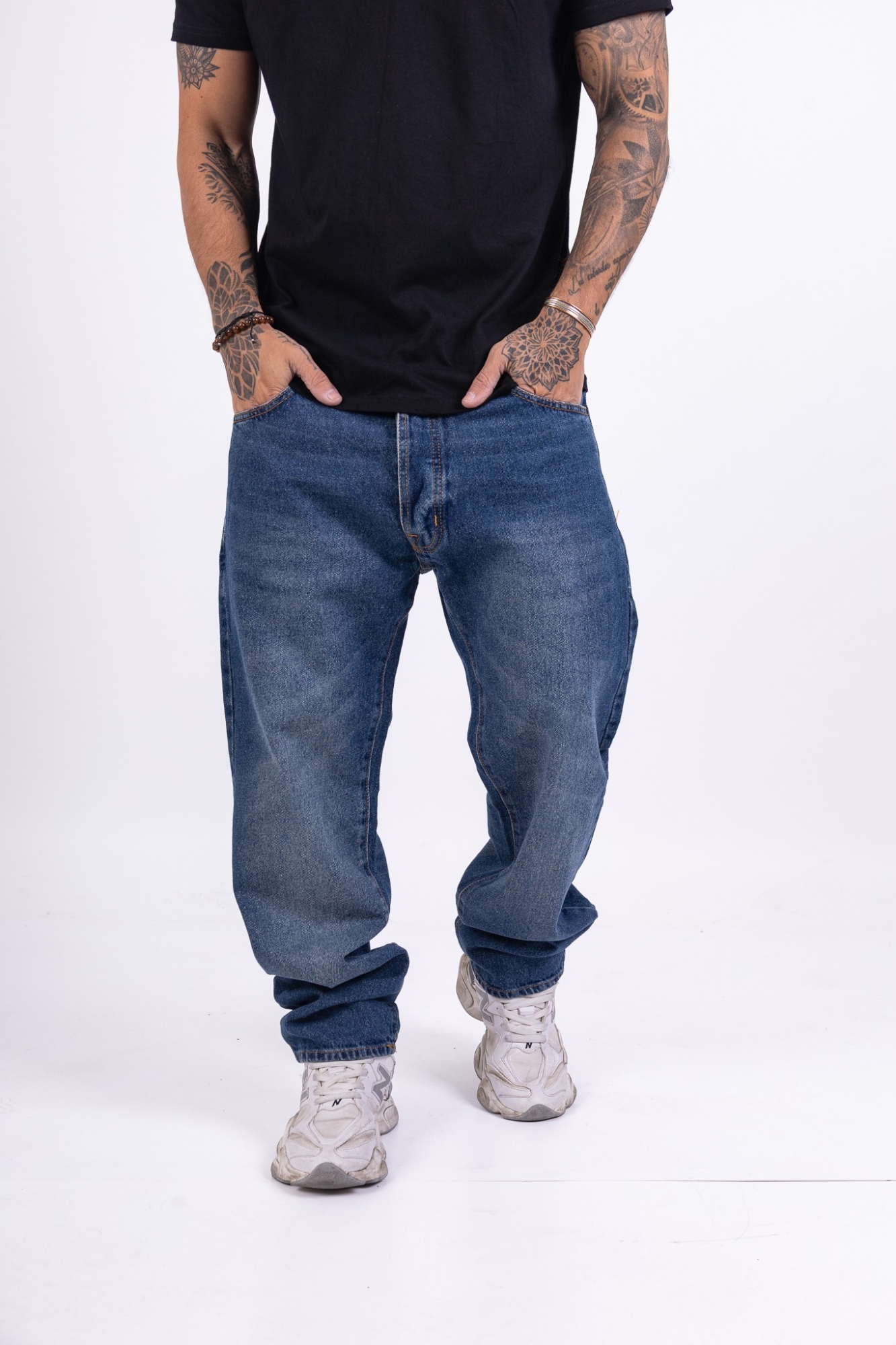 Jeans Slim Fit Clasic de Hombre Art Fsce Red - Imagen 9