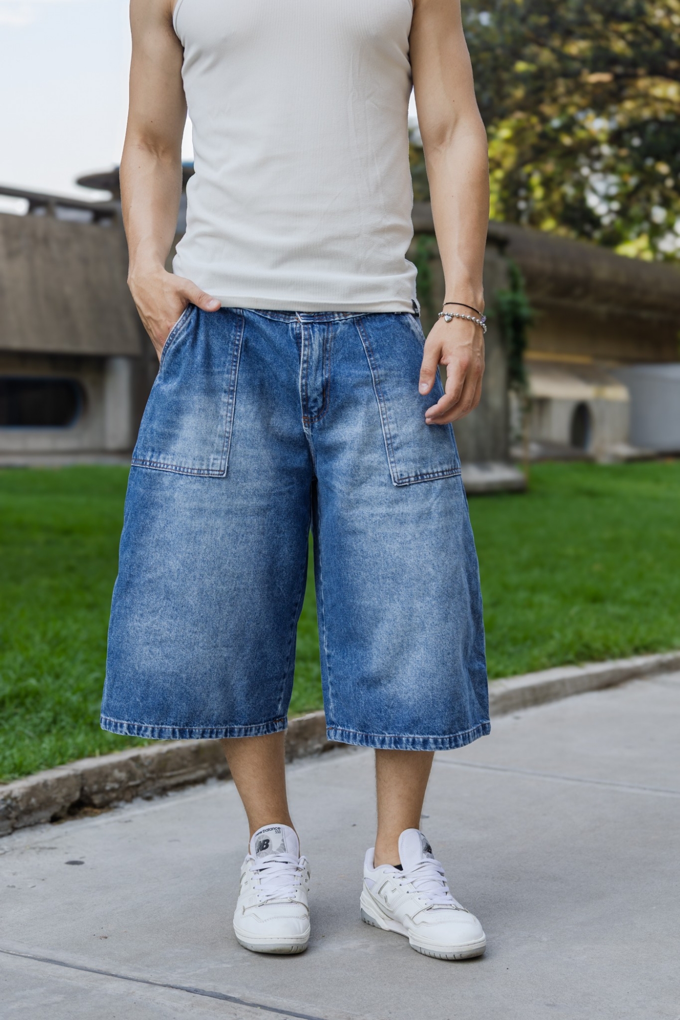 Bermudas Bagi 3/4 de Hombre Art Urbano - Imagen 8