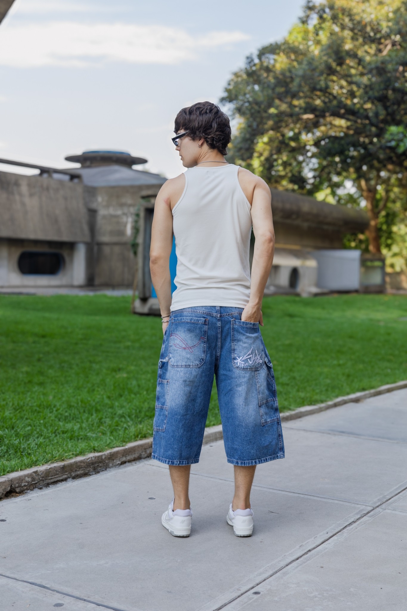 Bermudas Bagi 3/4 de Hombre Art Urbano - Imagen 9
