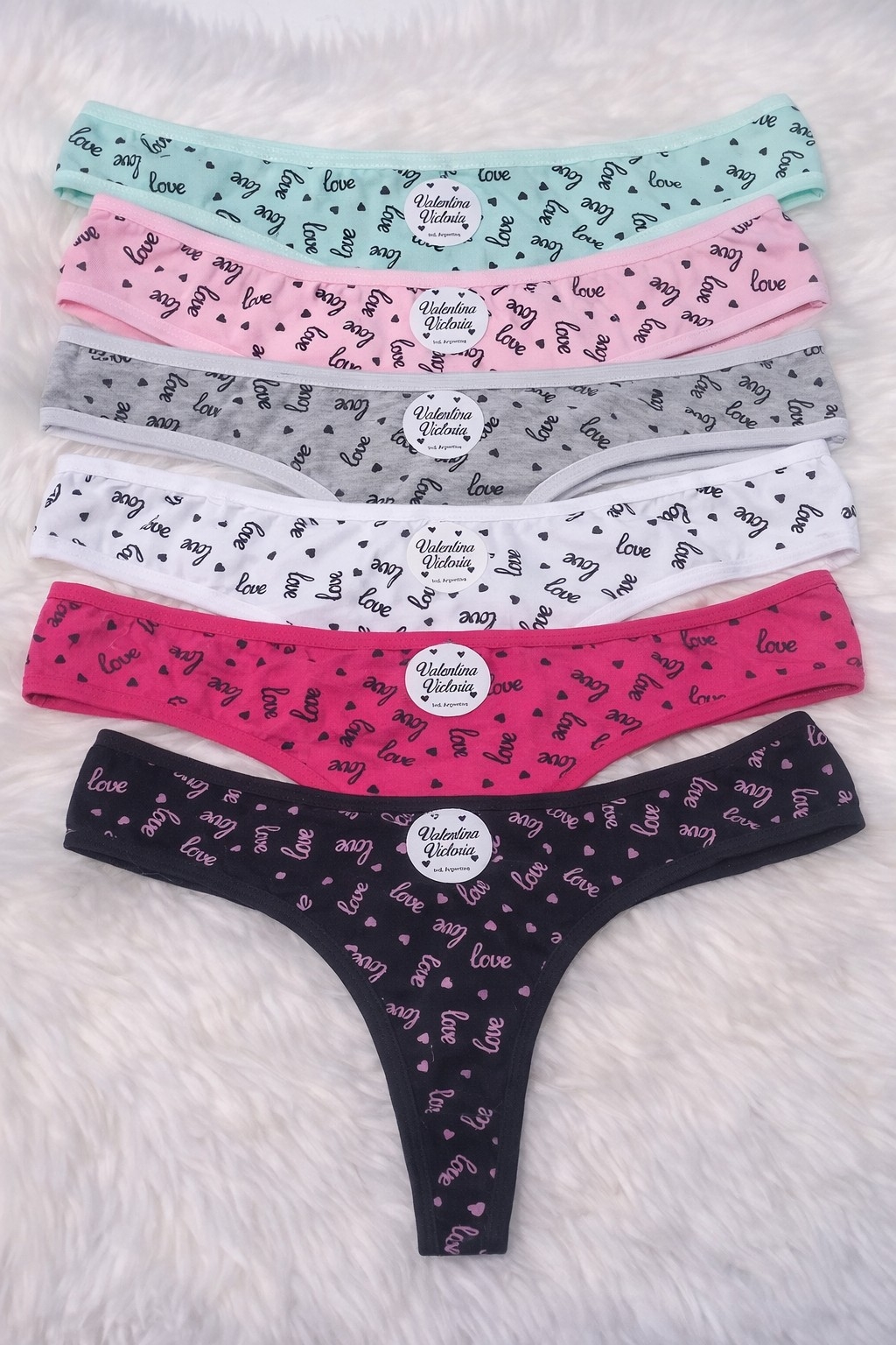 Colales Color Pastel Liso y Estampado Talle Unico y Especial - Imagen 2
