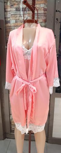 Pijama  Set 2 Piezas  Bata y Camisolin - Miniatura 3