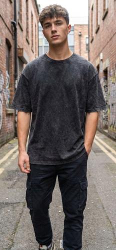 Remera Oversize Prelavadas Wash Stone
