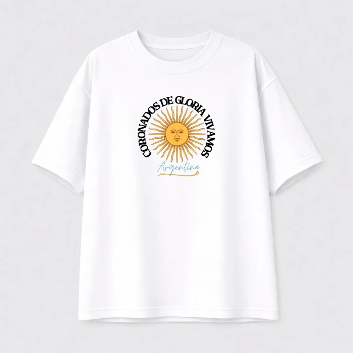 Remera " Coronados de Gloria Arg " Adulto