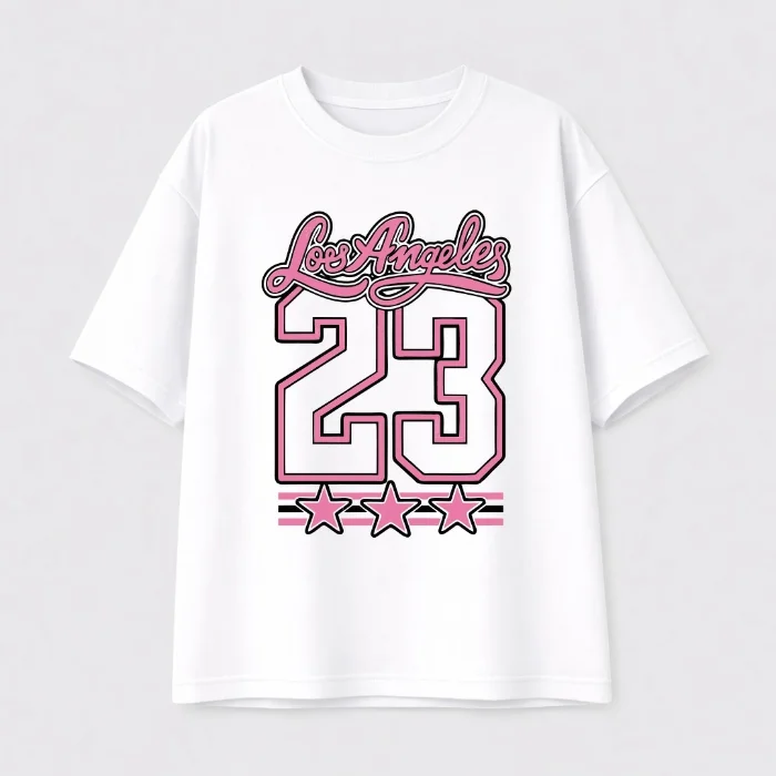 Remera Oversize " los Angeles 23 "