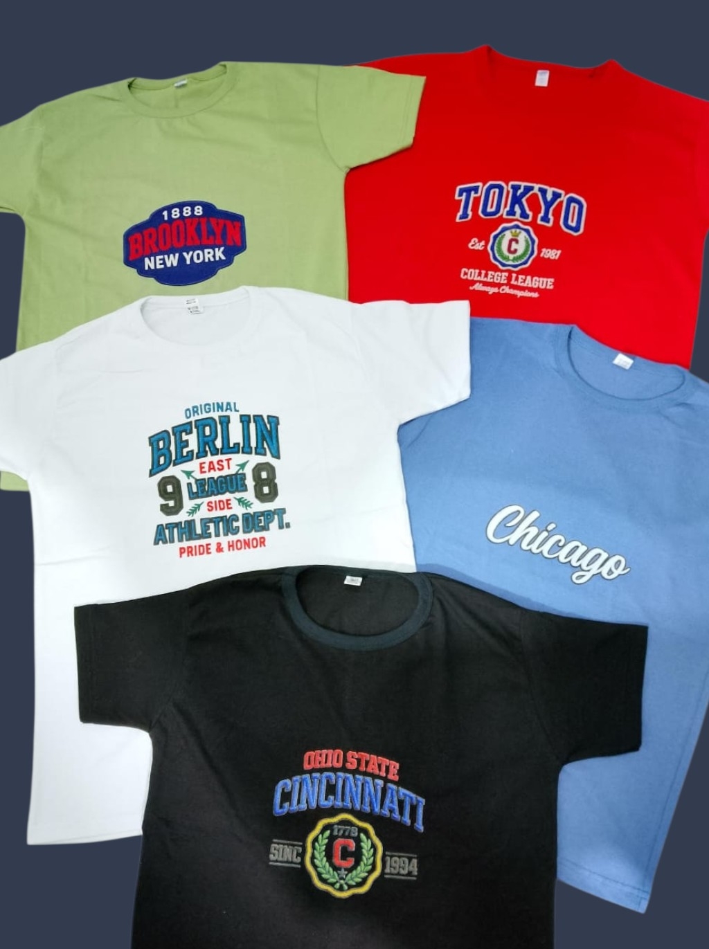 Remera Simil Bordado Hombre - Imagen 2