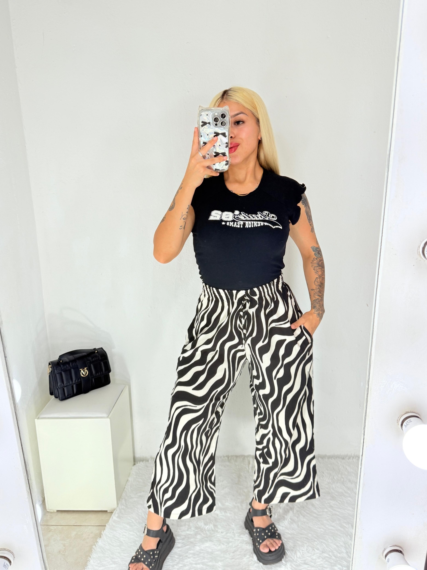 Capri Lino Spandex Estampado - Imagen 6