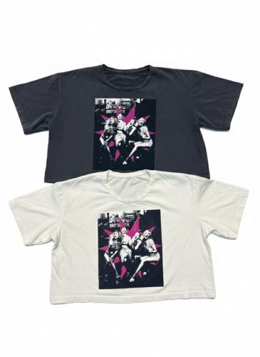 Remera Corta Crop Oversize Prelavada Sex And The City - Miniatura 2