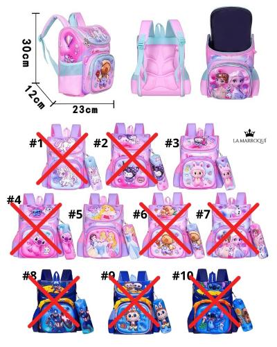 Mochila Jardín Infantil 3d Set-2