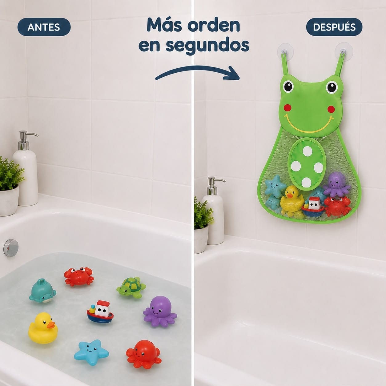 Guarda Jueguetes para Organiar el Bano - Imagen 4