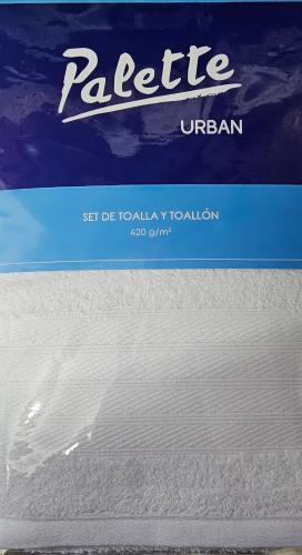 Set de Toalla y Toallón Palette Urban 100% Algodón - Miniatura 2