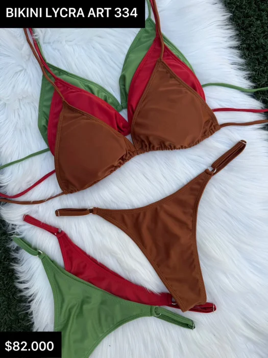 Bikini Triángulo Lycra Art 334