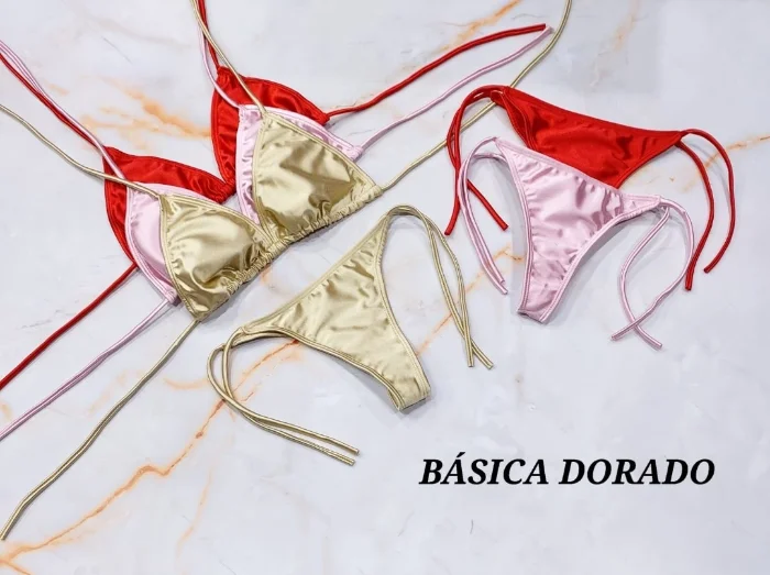 Bikinis Básicas Dorado