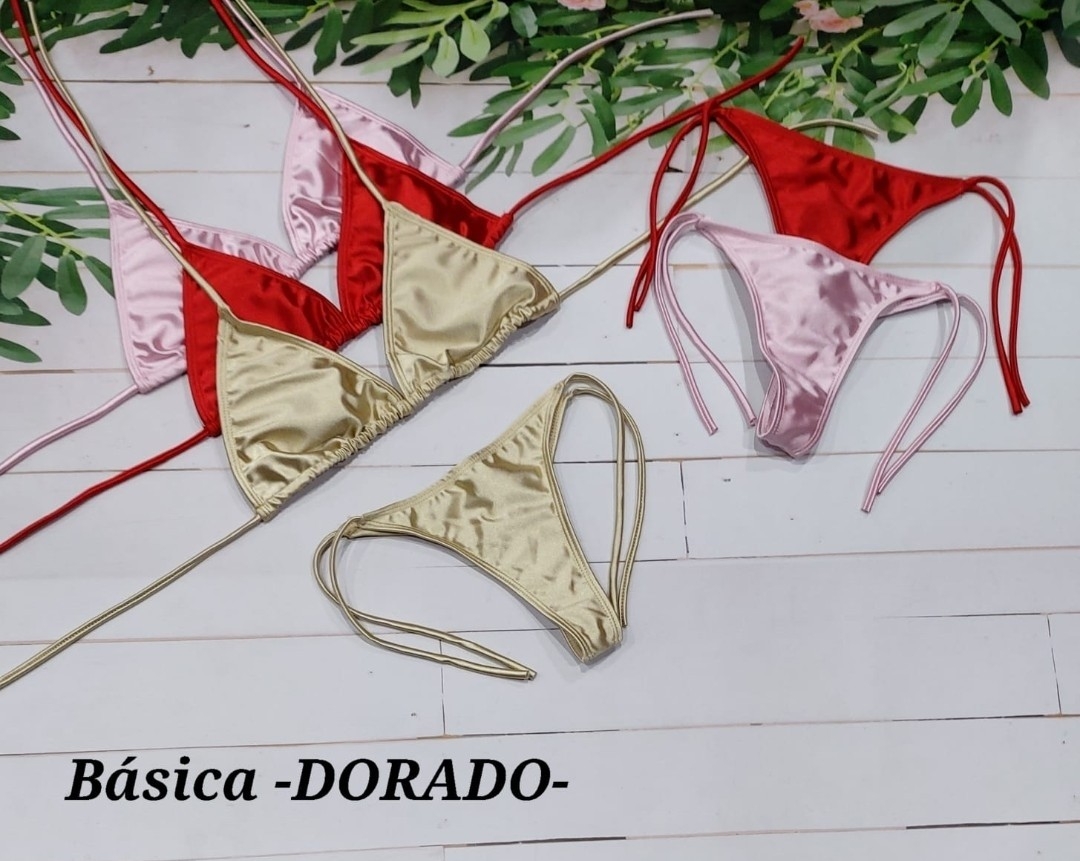 Bikinis Básicas Dorado - Imagen 2
