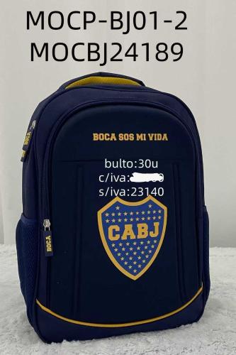 Mochilas *originales* 
de *boca* Impermeable 
excelente Calidad.