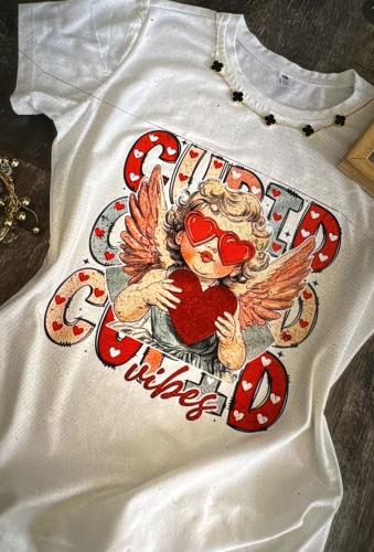 Remera con Estampa Rojo