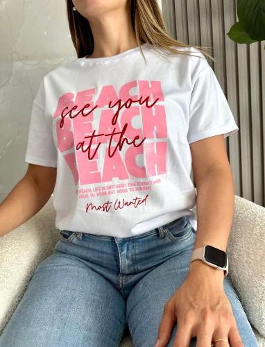 Remera  Estampada Rosa - Miniatura 2